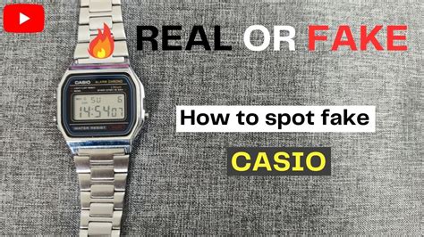 casio rose gold watch real vs fake|casio watch serial number.